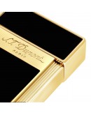 S.T. Dupont Biggy Gold & Siyah Lacquer Çakmak 025002