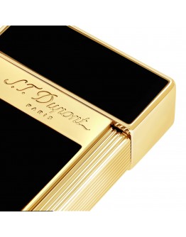 S.T. Dupont Biggy Gold & Siyah Lacquer Çakmak 025002