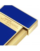 S.T. Dupont Biggy Gold & Mavi Lacquer Çakmak 025005