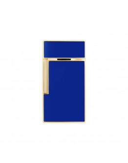 S.T. Dupont Biggy Gold & Mavi Lacquer Çakmak 025005