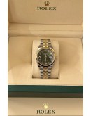 Rolex Datejust 36mm Olive Roman Diamond VI and IX 126233 2022 FULL SET