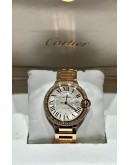 Cartier Ballon Bleu 42mm WE9008Z3 - 2. El Lüks Unisex Kol Saati Full Set