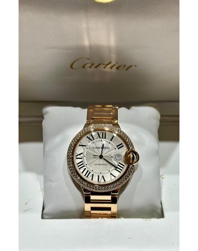 Cartier Ballon Bleu 42mm WE9008Z3 - 2. El Lüks Unisex Kol Saati Full Set