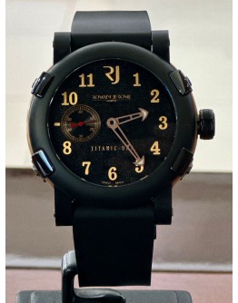 Romain Jerome Titanic-DNA Five Black II T.BBB22.00.BB Black Steel 18k Rose Gold Titanium Ceramic FULL SET 