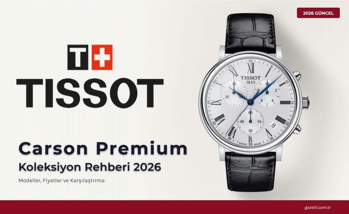 Tissot Carson Premium Rehberi 2026: T-Classic Ailesinin Kalbi, 21 Model Derinlemesine İnceleme