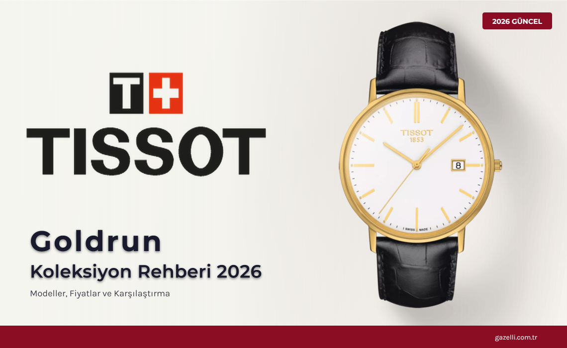Tissot Goldrun 18K Altın Saat Rehberi 2026: Masif Altının Zamansız Zarafeti