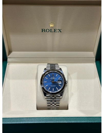 Rolex Datejust 41mm Mavi Kadran Çelik - 2025 Full Erkek Kol Saati