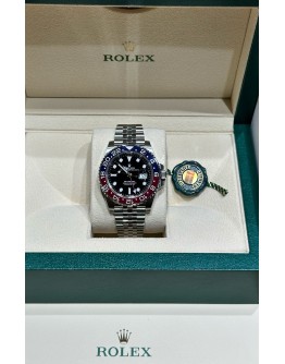 Rolex GMT-Master II 40mm "Pepsi" Steel Jubilee 126710BLRO FULL SET