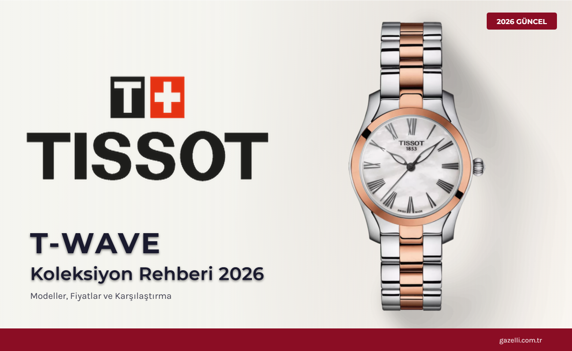 Tissot T-Wave Rehberi 2026: Sedef Kadran, Yaprak İbreler, Roma Rakamları — Zamansız Kadın Zarafeti