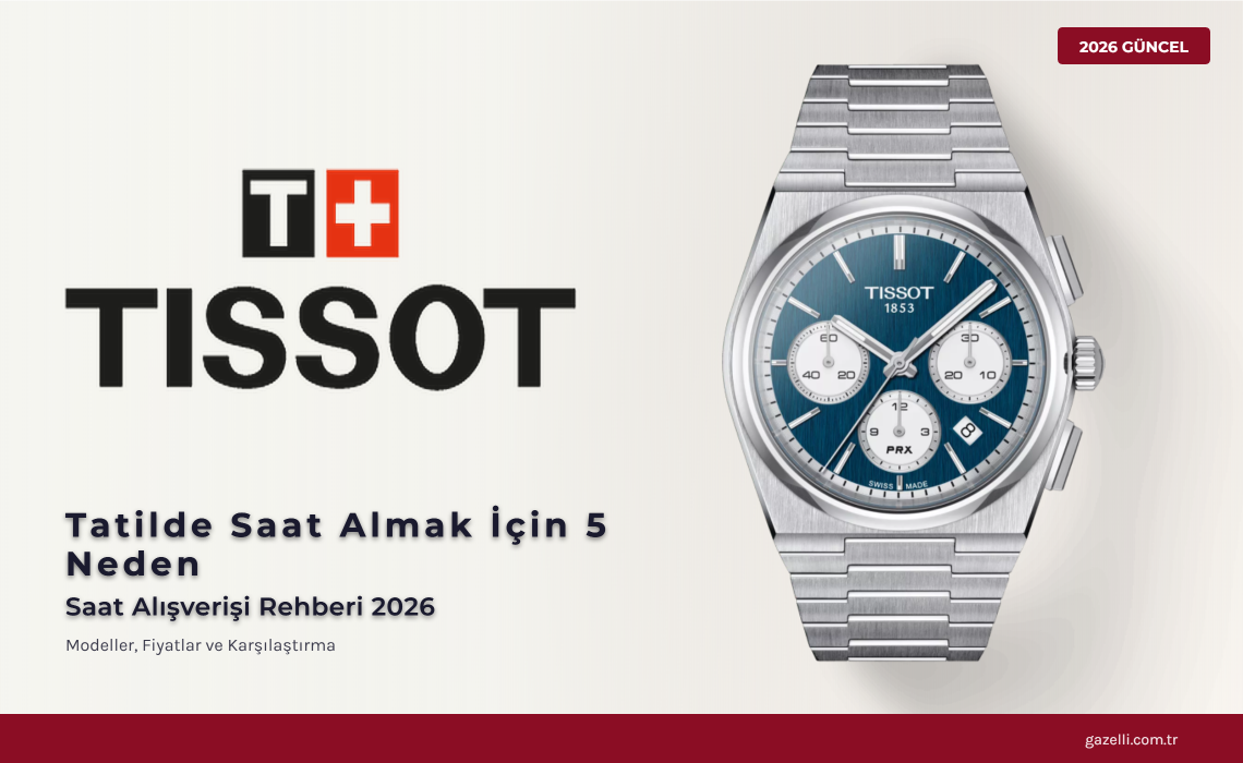 Tatilde Saat Almak İçin 5 Neden: Antalya'da Tax-Free, Yetkili Satıcı ve Fiyat Avantajı