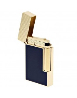 S.T. Dupont Ligne 2 Blue Laquer Yellow Gold Çakmak 016457 