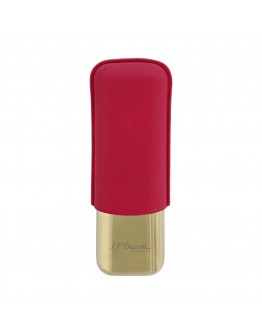 S.T. Dupont Grained Leather İkili Puro Kılıfı Pembe 183245