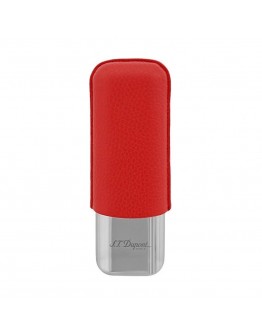 S.T. Dupont Grained Leather İkili Puro Kılıfı Kırmızı 183268