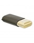 S.T. Dupont Grained Leather İkili Puro Kılıfı Khaki Yeşil 183269