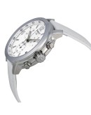 Tissot PRC 200 Beyaz Kadran Deri Kordon Erkek Kol Saati