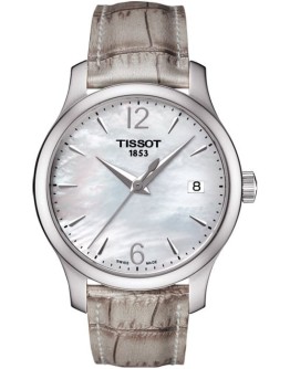 Tissot Tradition Kuvars 33mm Beyaz Kadran Deri Kordon Kadın Kol Saati