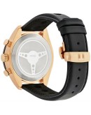 Tissot PRS 516 Siyah Kadran Deri Kordon Erkek Kol Saati