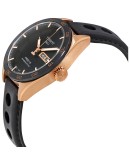 Tissot PRS 516 Siyah Kadran Deri Kordon Erkek Kol Saati