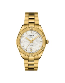 Tissot PR 100 36mm Beyaz Kadran Kadın Kol Saati