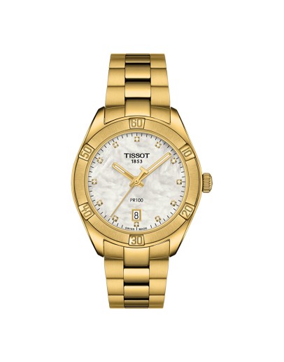 Tissot PR 100 36mm Beyaz Kadran Kadın Kol Saati