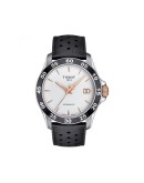 Tissot T-Sport Swissmatic Beyaz Kadran Deri Kordon Erkek Kol Saati