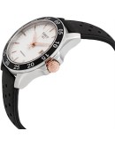 Tissot T-Sport Swissmatic Beyaz Kadran Deri Kordon Erkek Kol Saati