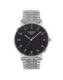 Tissot Everytime Siyah Kadran Çelik Bileklik Erkek Kol Saati