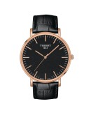 Tissot Everytime Large 42mm Siyah Kadran Rose Gold Erkek Kol Saati