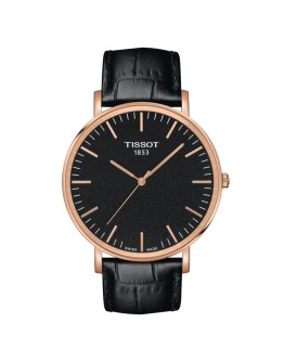 Tissot Everytime Large 42mm Siyah Kadran Rose Gold Erkek Kol Saati
