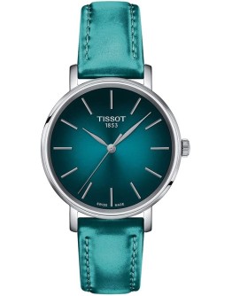 Tissot Everytime Mavi Kadran Deri Kordon Kadın Kol Saati