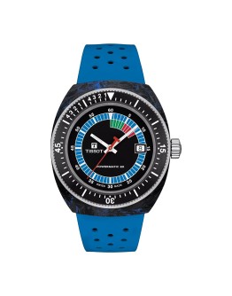 Tissot Sideral S Otomatik 41mm Siyah Kadran Kauçuk Kordon Erkek Kol Saati