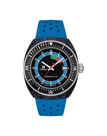 Tissot Sideral S Otomatik 41mm Siyah Kadran Kauçuk Kordon Erkek Kol Saati