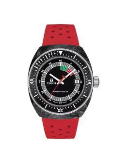 Tissot Sideral S Otomatik 41mm Siyah Kadran Kauçuk Kordon Erkek Kol Saati