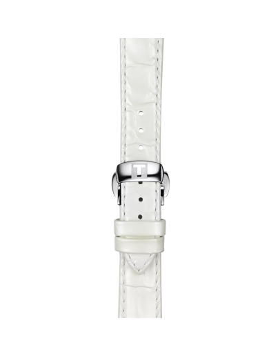 Tissot beyaz deri kayış boynuz aralığı 16 mm 