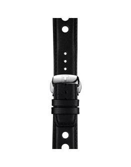 Tissot siyah deri kayış boynuz aralığı 20 mm 