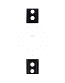 Tissot siyah deri kayış boynuz aralığı 20 mm 