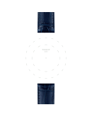 Tissot mavi deri kayış boynuz aralığı 20 mm 