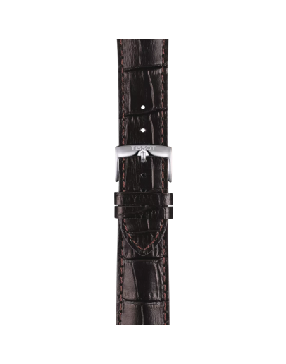 Tissot kahverengi deri kayış boynuz aralığı 22 mm  