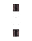 Tissot kahverengi deri kayış boynuz aralığı 22 mm  