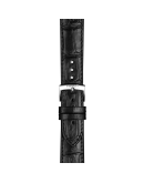 Tissot siyah deri kayış boynuz aralığı 20 mm 