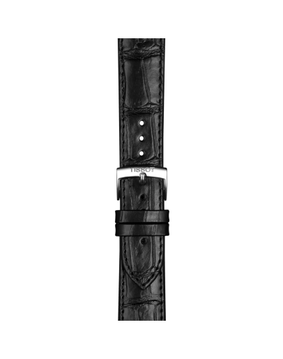 Tissot siyah deri kayış boynuz aralığı 20 mm 