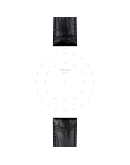 Tissot siyah deri kayış boynuz aralığı 20 mm 