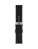 Tissot siyah kumaş kayış boynuz aralığı 21 mm 