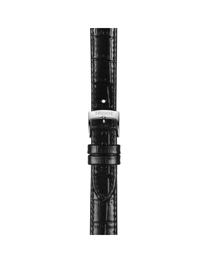 Tissot siyah deri kayış boynuz aralığı 15 mm 