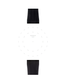 Tissot Official Black Rubber Strap 20 mm