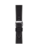 Tissot siyah deri kayış boynuz aralığı 21 mm  