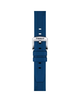 Tissot Official Blue Rubber Strap 20 mm