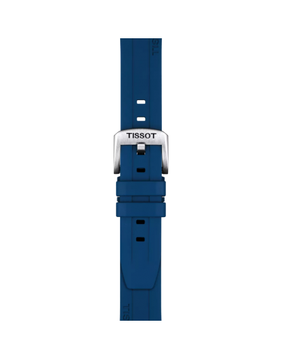 Tissot Official Blue Rubber Strap 20 mm