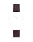 Tissot kahverengi deri kayış boynuz aralığı 21 mm  