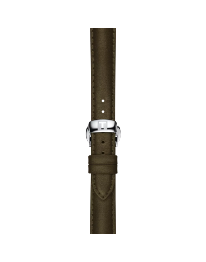 Tissot Official Green Leather Strap Lugs 15 mm